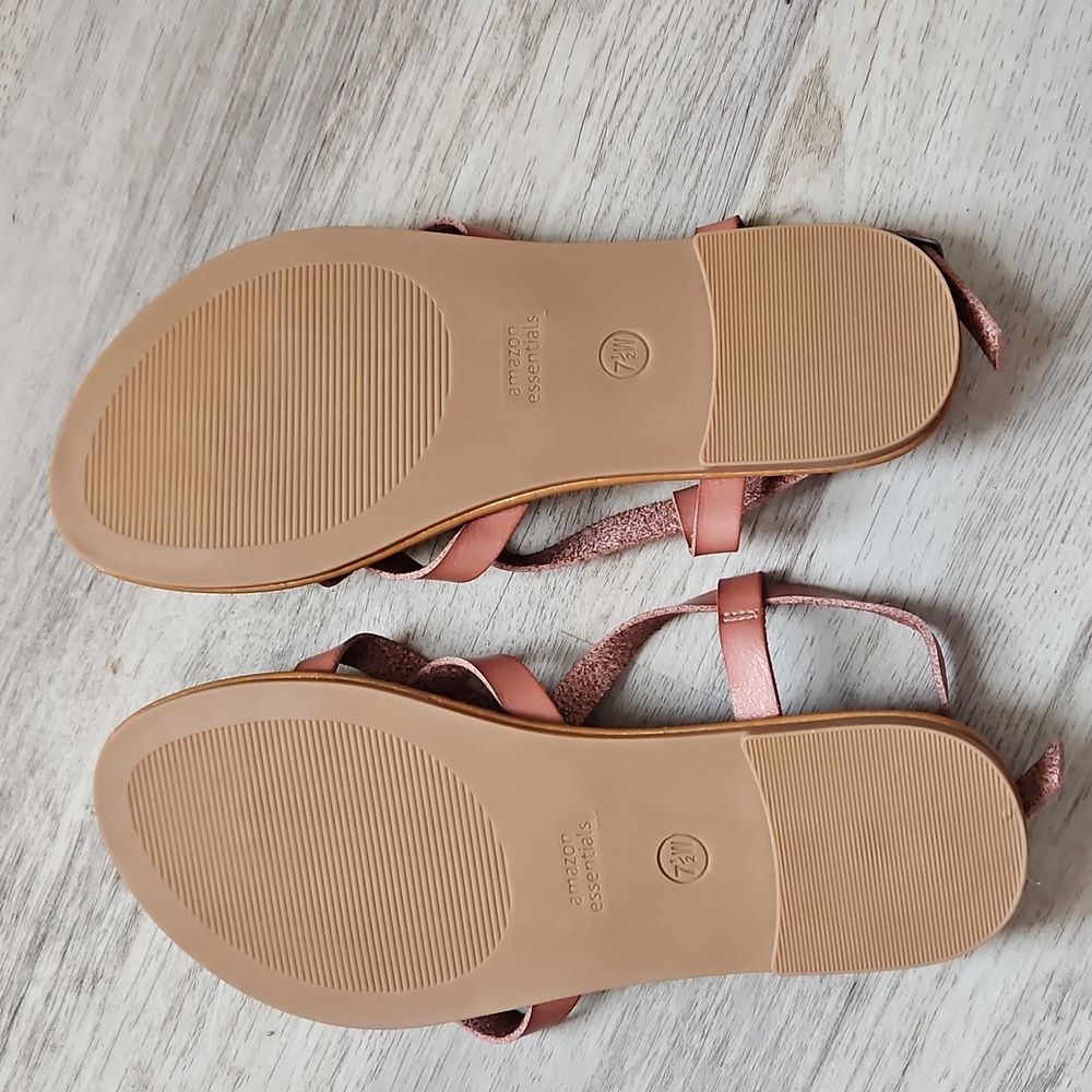 Strappy Sandals, sz 7.5 - Picture 2 of 3